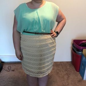 NWT Maurice’s Body-Con Two-Tone Dress